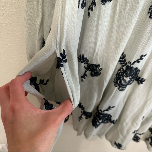 Free People White and Black Floral Mini Dress - Picture 13 of 16